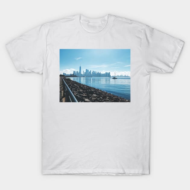 Views from Jersey City, II T-Shirt by Tess Salazar Espinoza